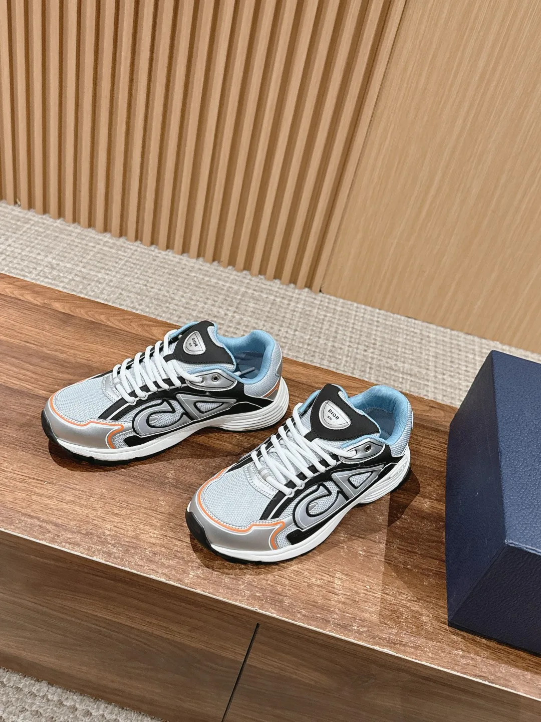 Dior CD Sneakers in Grey · view 2