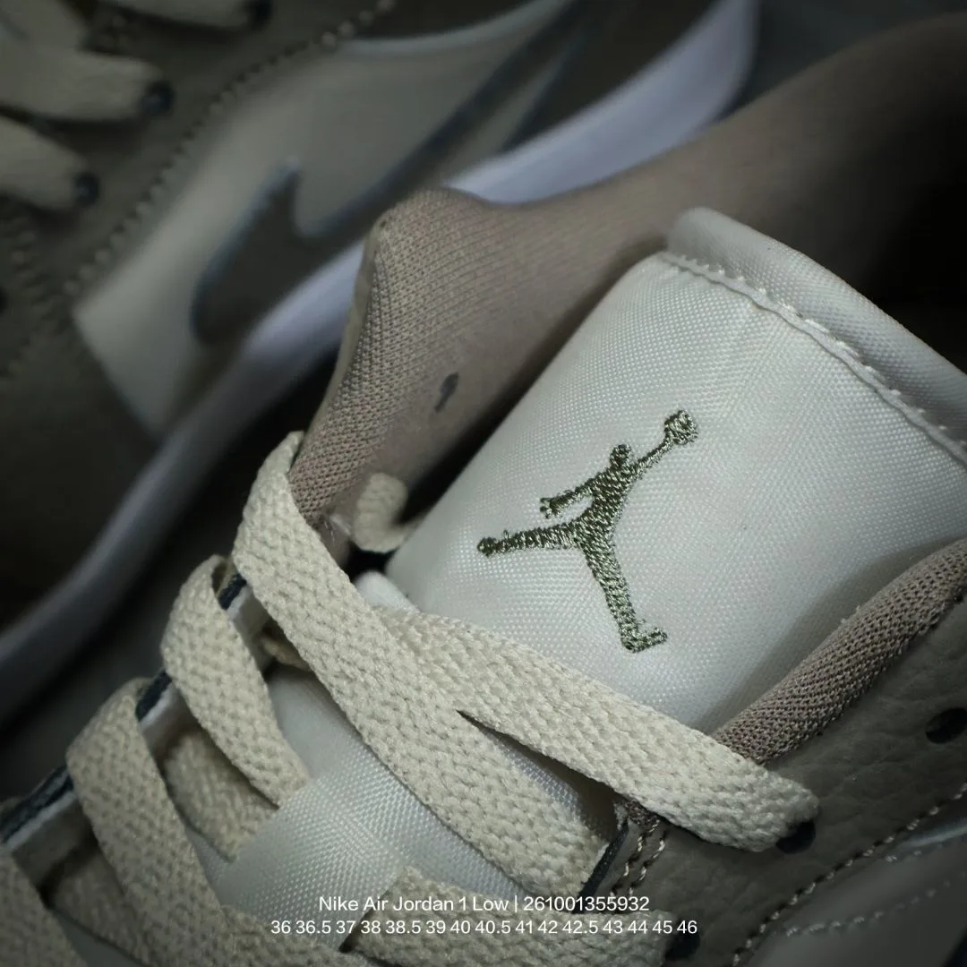 Nike Suede-Look Low-Top Sneakers in Grey · view 8