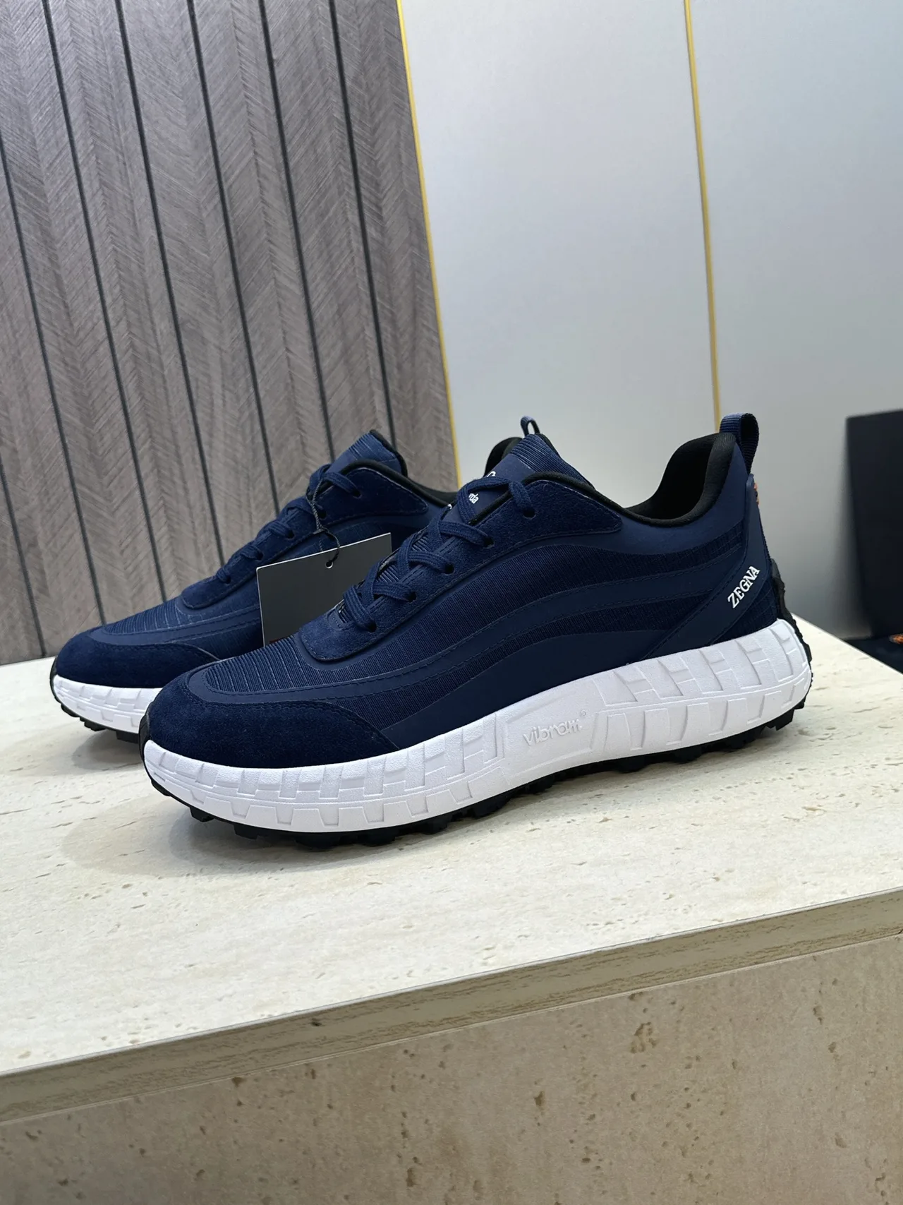 Zegna Sneakers in Blue · view 5