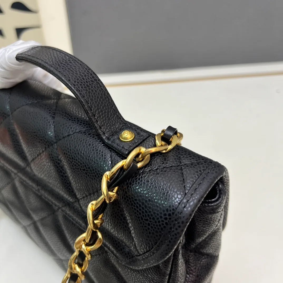 Chanel Calfskin Quilted Backpack in Black · view 6