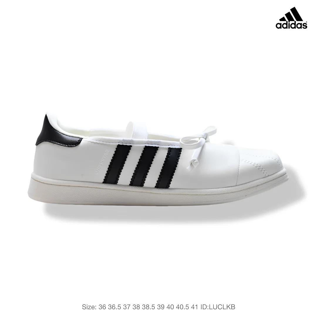 Adidas Striped Sneakers in White · view 2