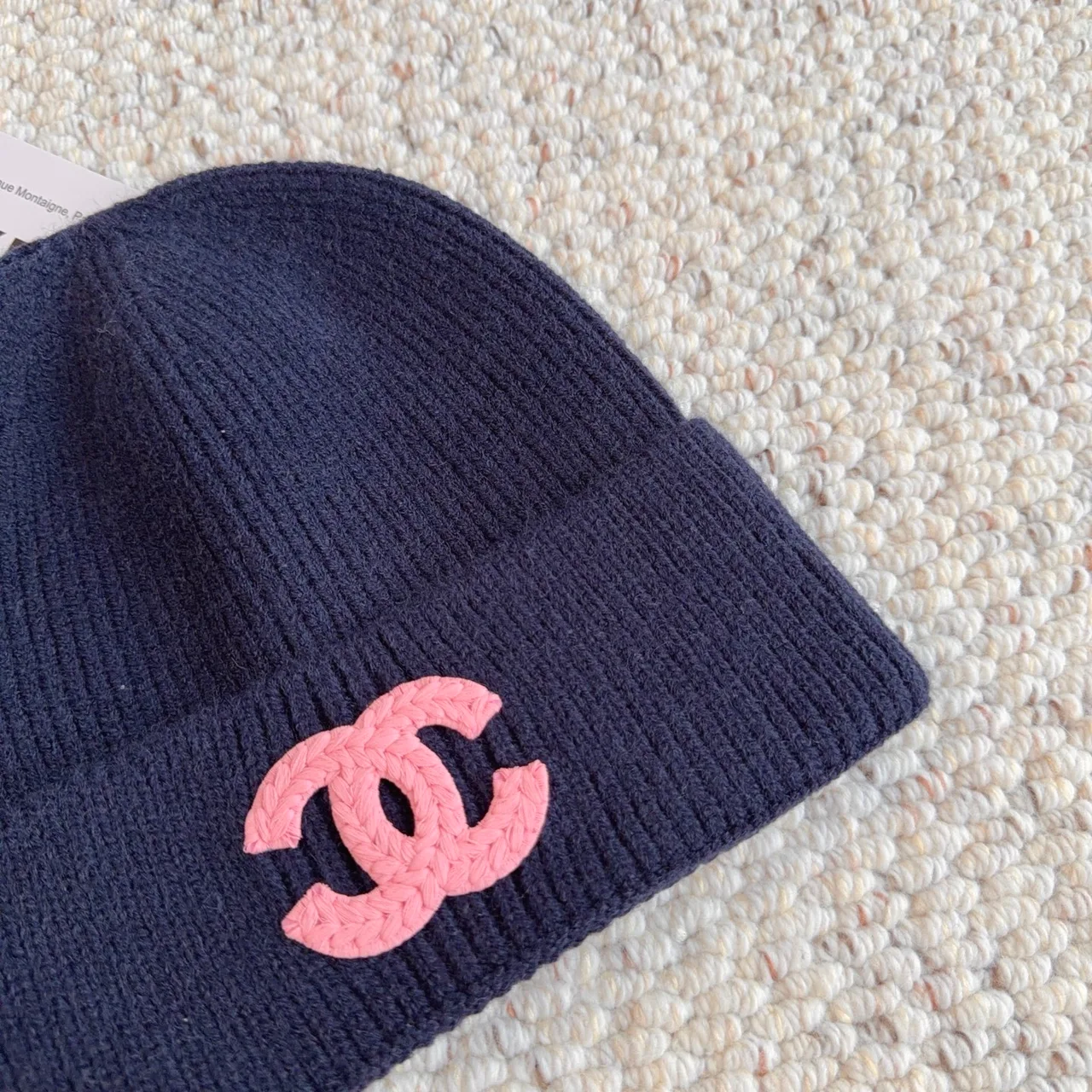 Chanel Beanie in Blue · view 5