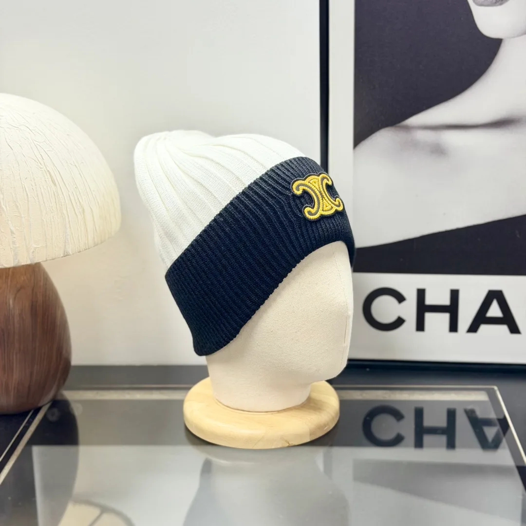 Celine Beanie in White · view 5