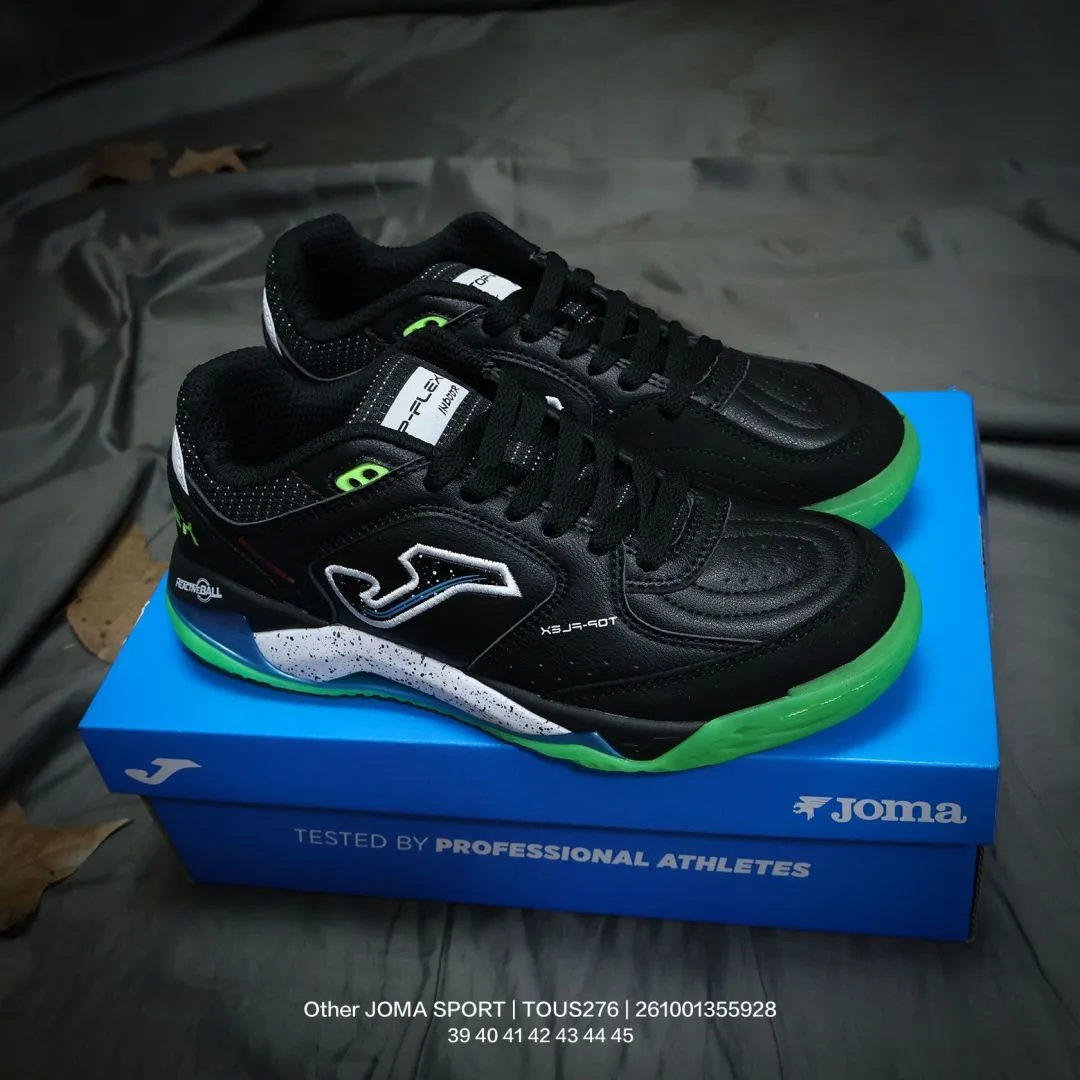 Joma Running Shoes in Green & Black & White · view 8