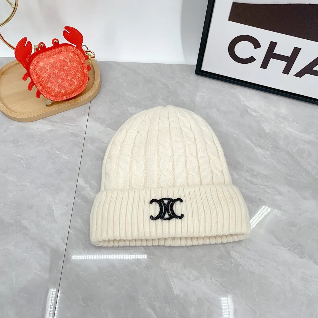 Celine Hat Scarf and Gloves Set in White · view 5