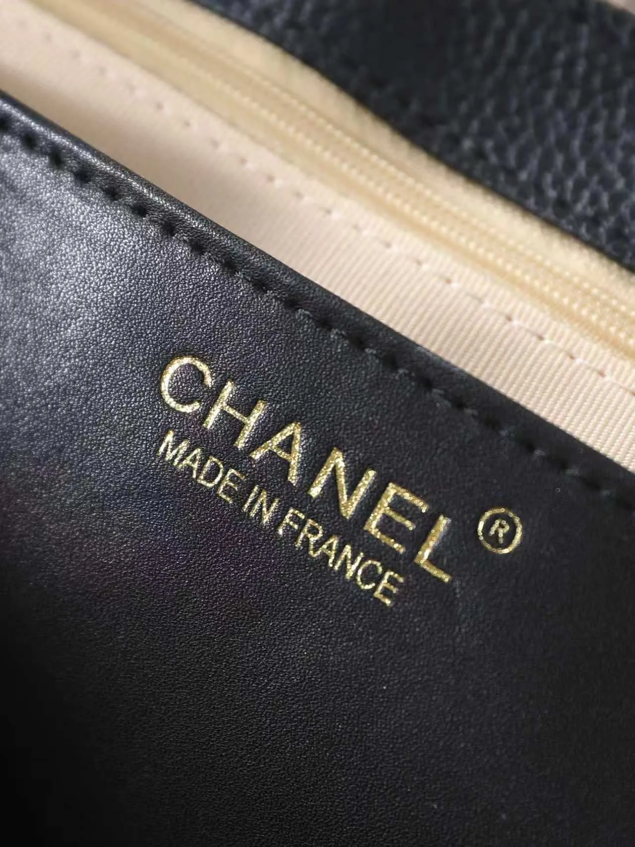 Chanel Quilted Flap Chain Bag in Beige · view 7
