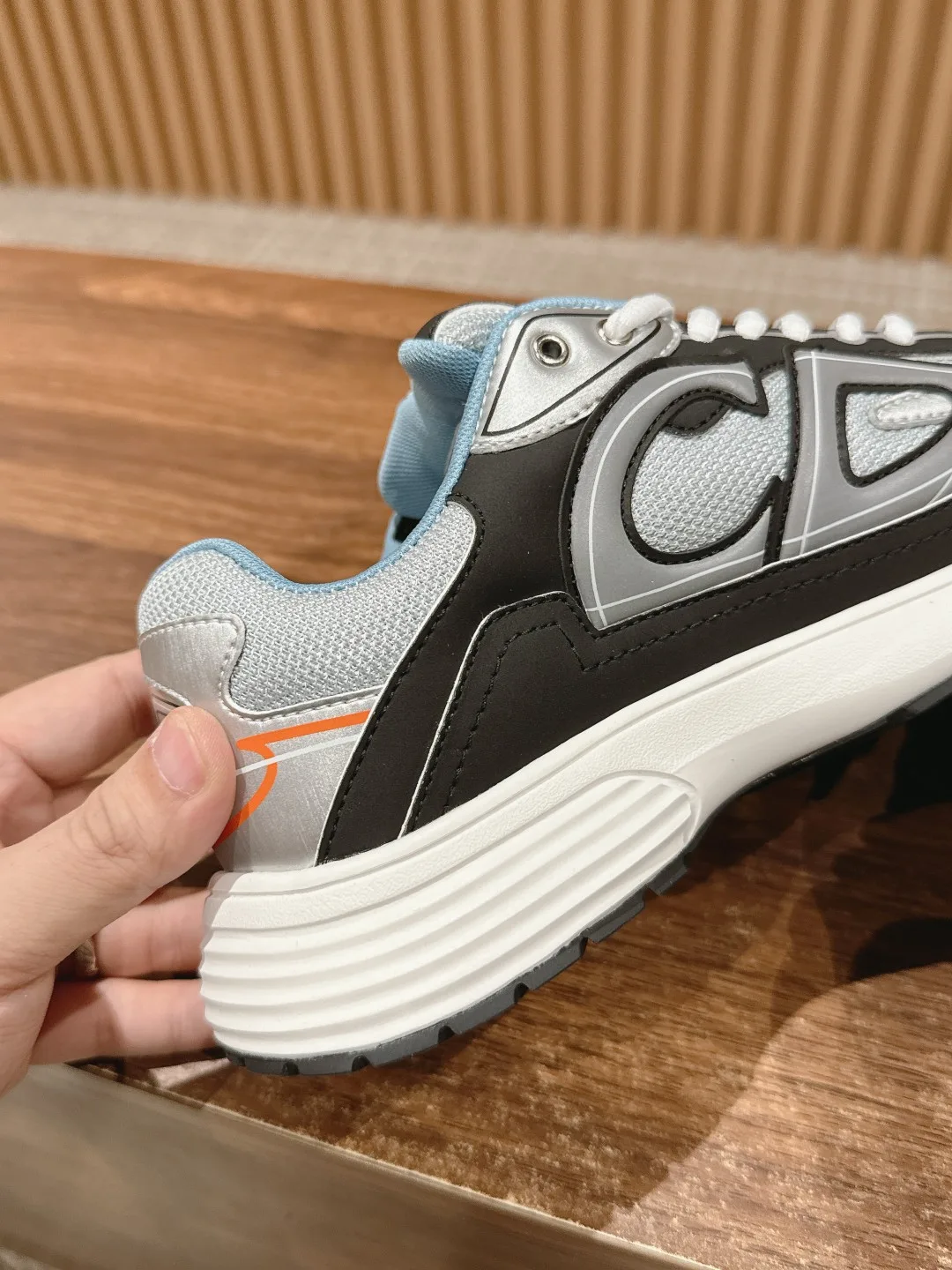 Dior CD Sneakers in Grey · view 7