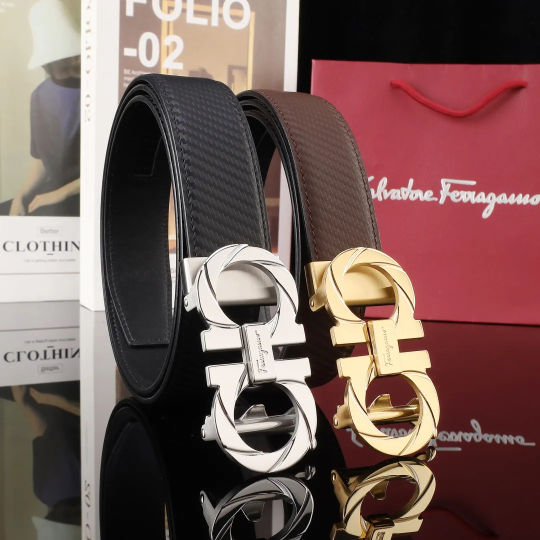 Ferragamo Automatic Belt in Black · view 8
