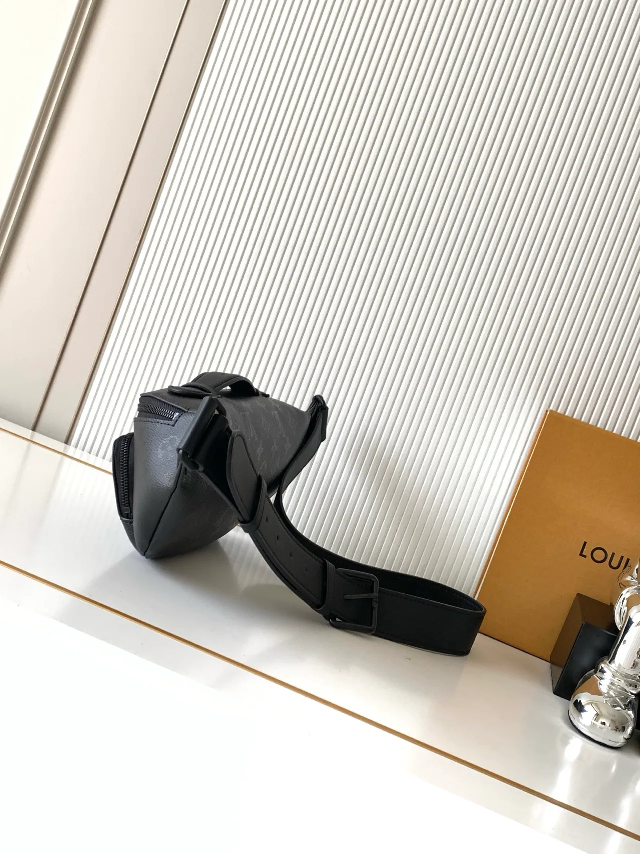 Louis Vuitton Monogram Belt Bag in Black · view 3
