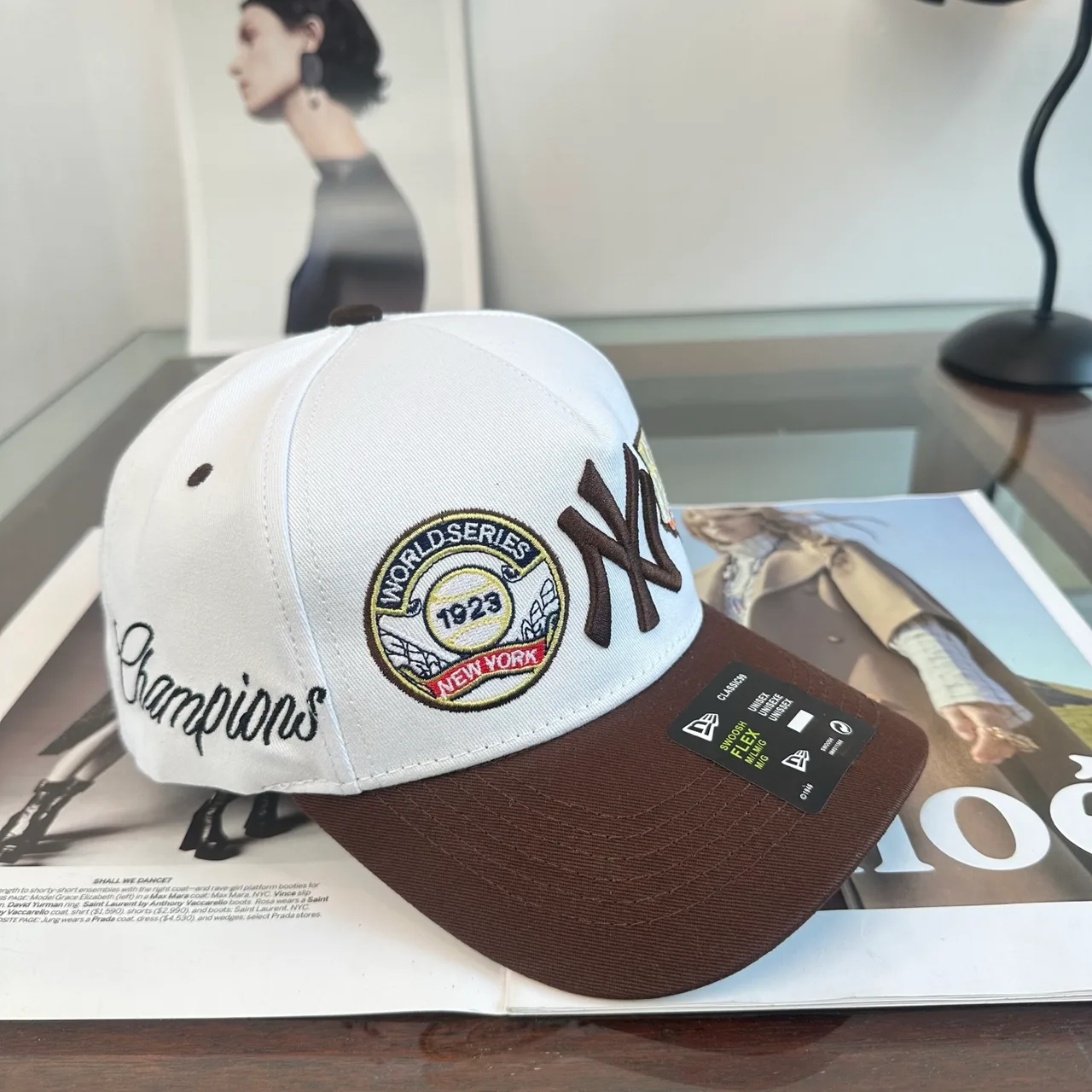 New Era Baseball Cap in White · view 2