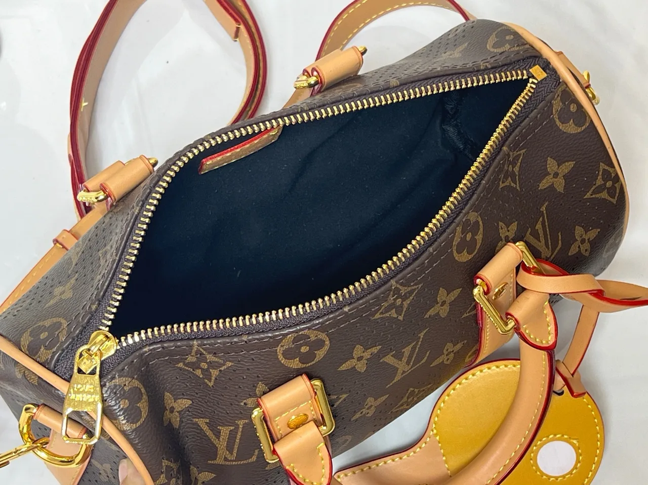 Louis Vuitton Canvas Barrel Bag in Brown · view 8