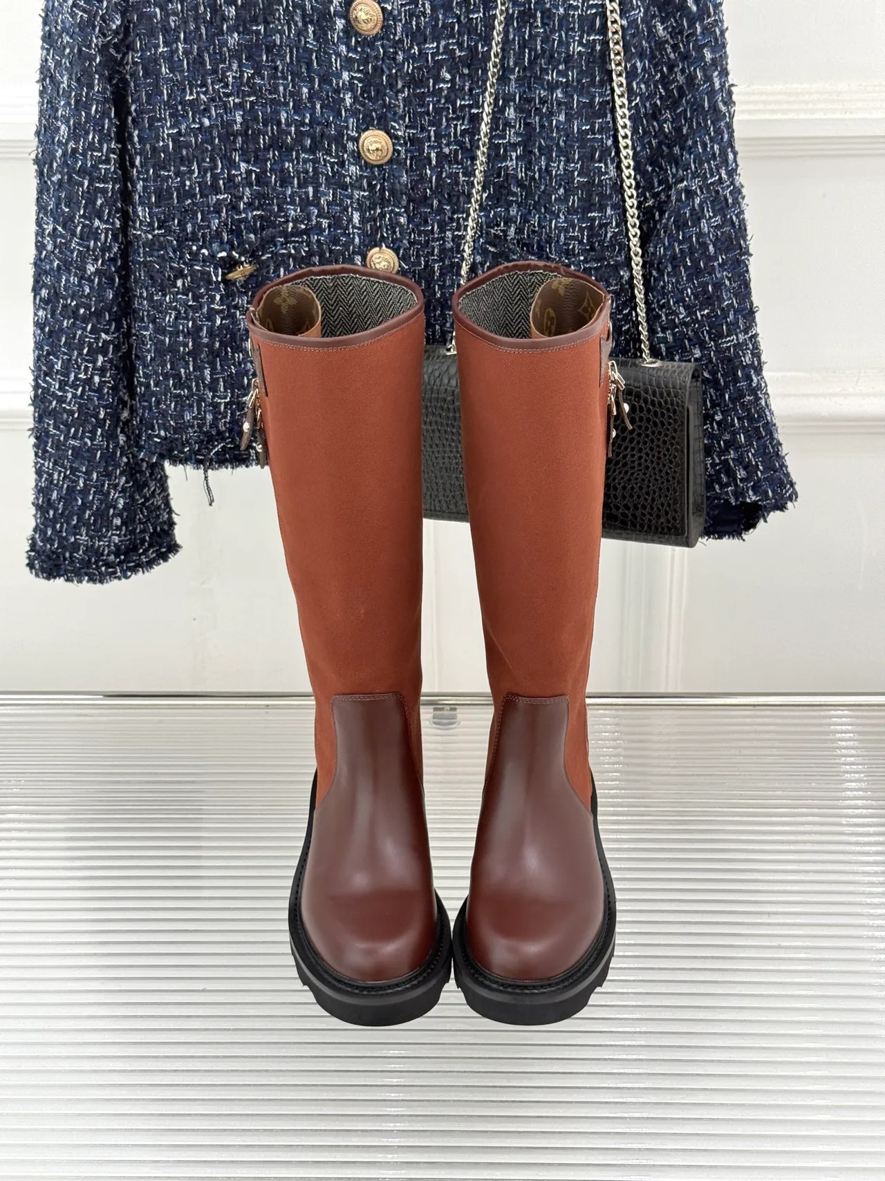 Louis Vuitton Ankle Boots in Brown · view 4