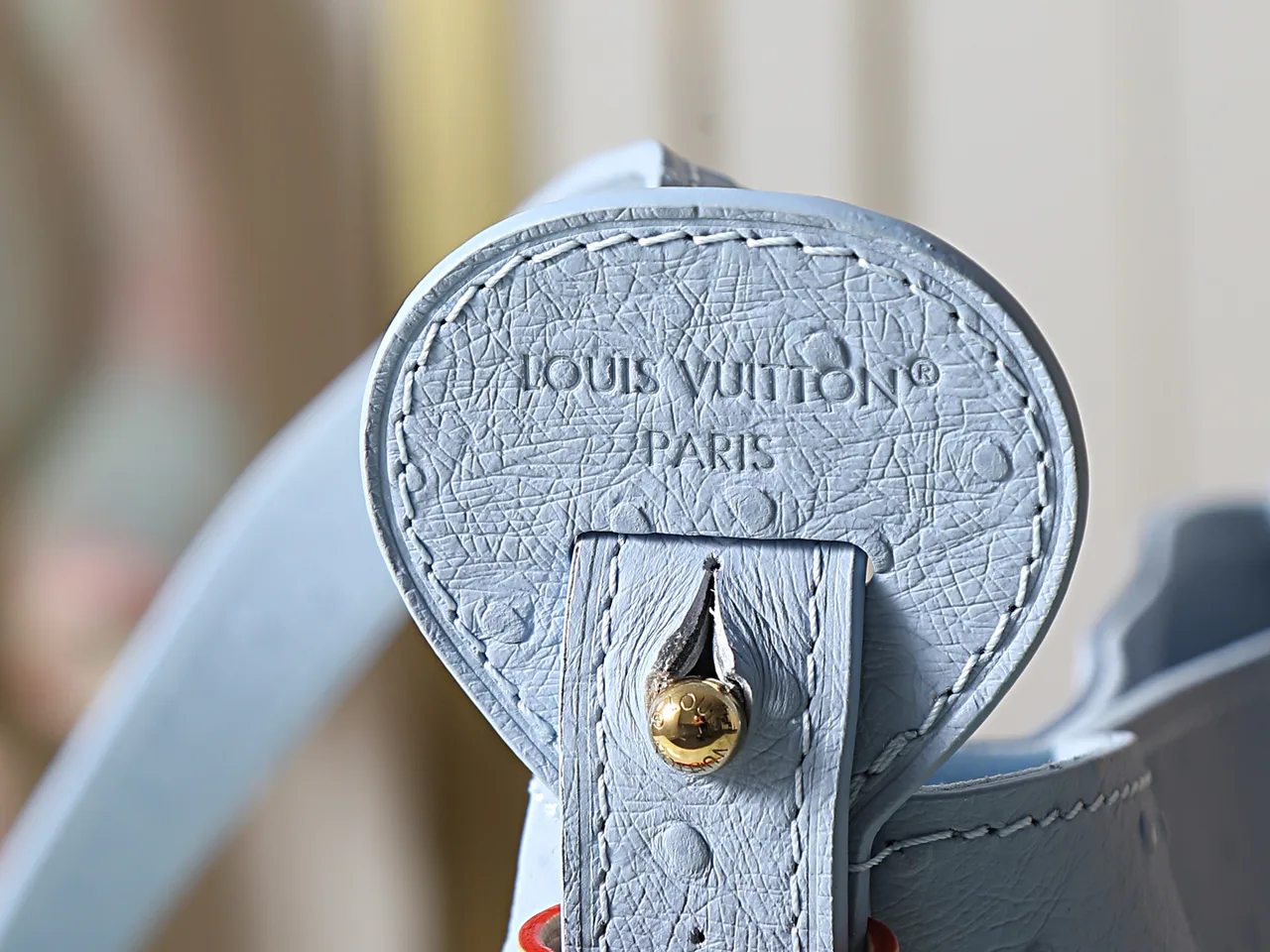 Louis Vuitton Canvas Glossy All In BB Bag in Blue · view 5