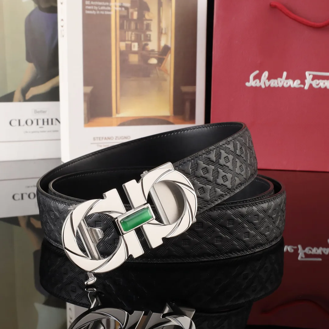 Ferragamo Automatic Belt in Black · view 1
