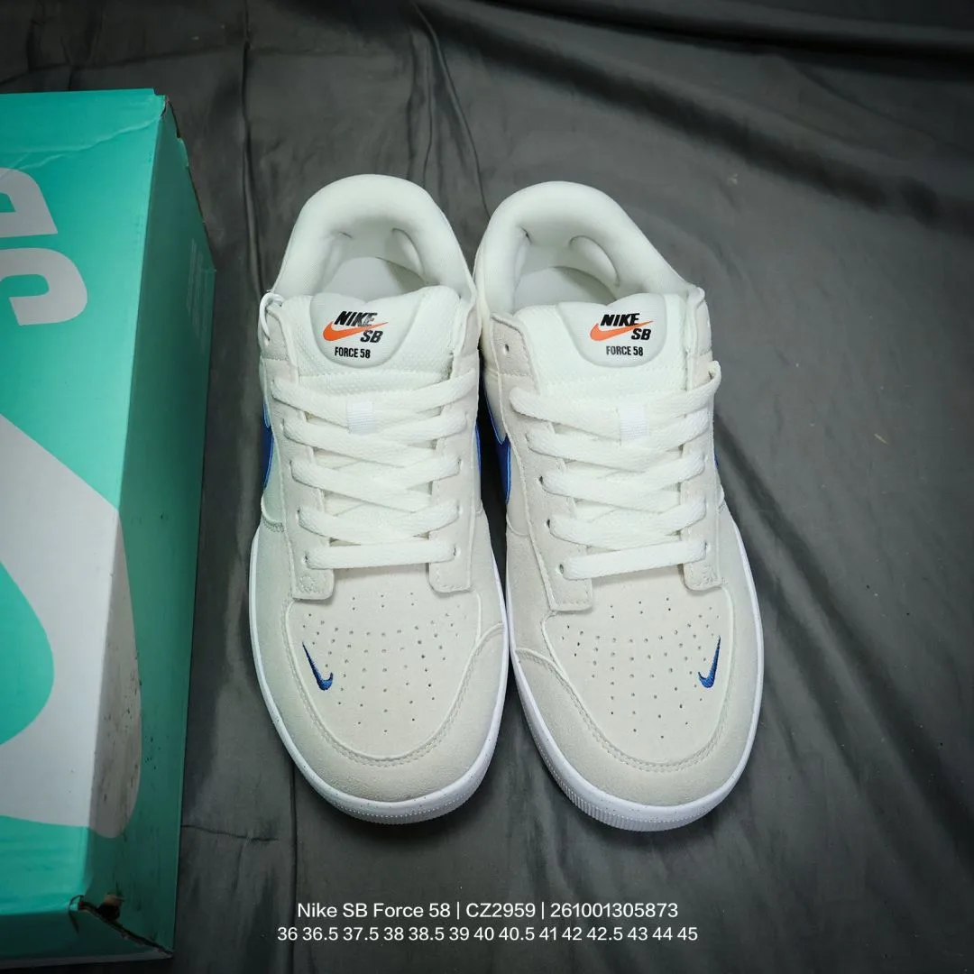 Nike SB Force 58 Sneakers in Cream · view 4