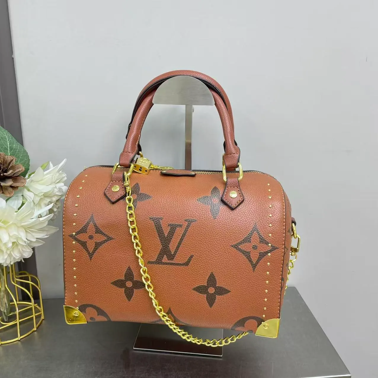 Louis Vuitton Monogram Pillow Bag in Beige & Pink & White & Black & Orange & Purple · view 6