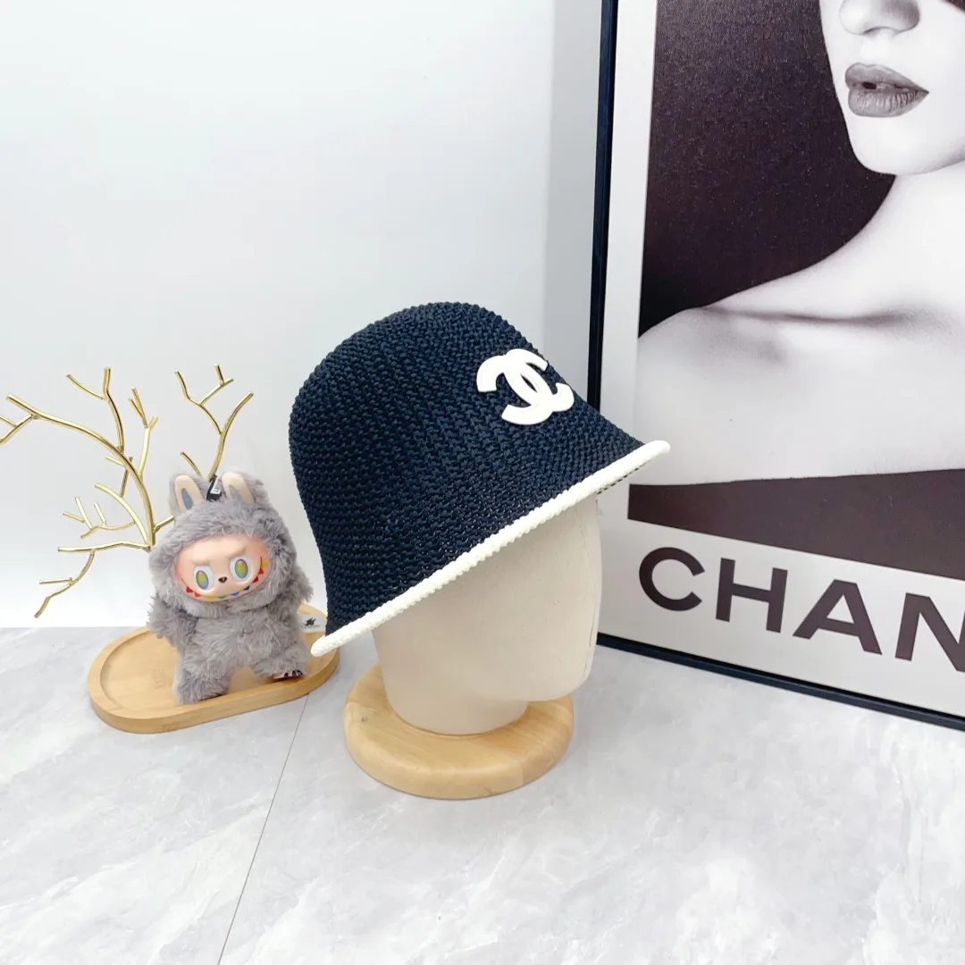 Chanel Knit Bucket Hat in Black · view 3