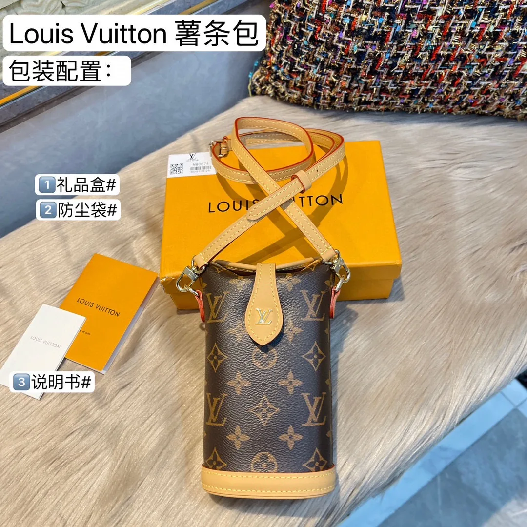 Louis Vuitton Phone Pouch in Brown · view 1