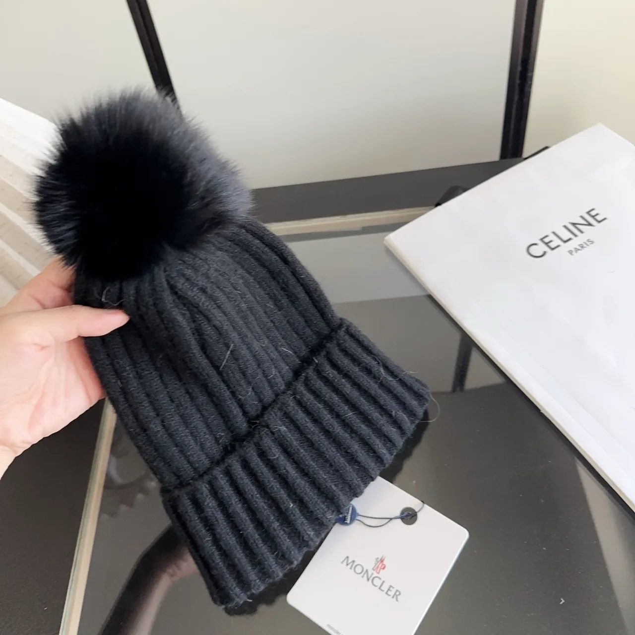 Moncler Beanie in Black · view 8