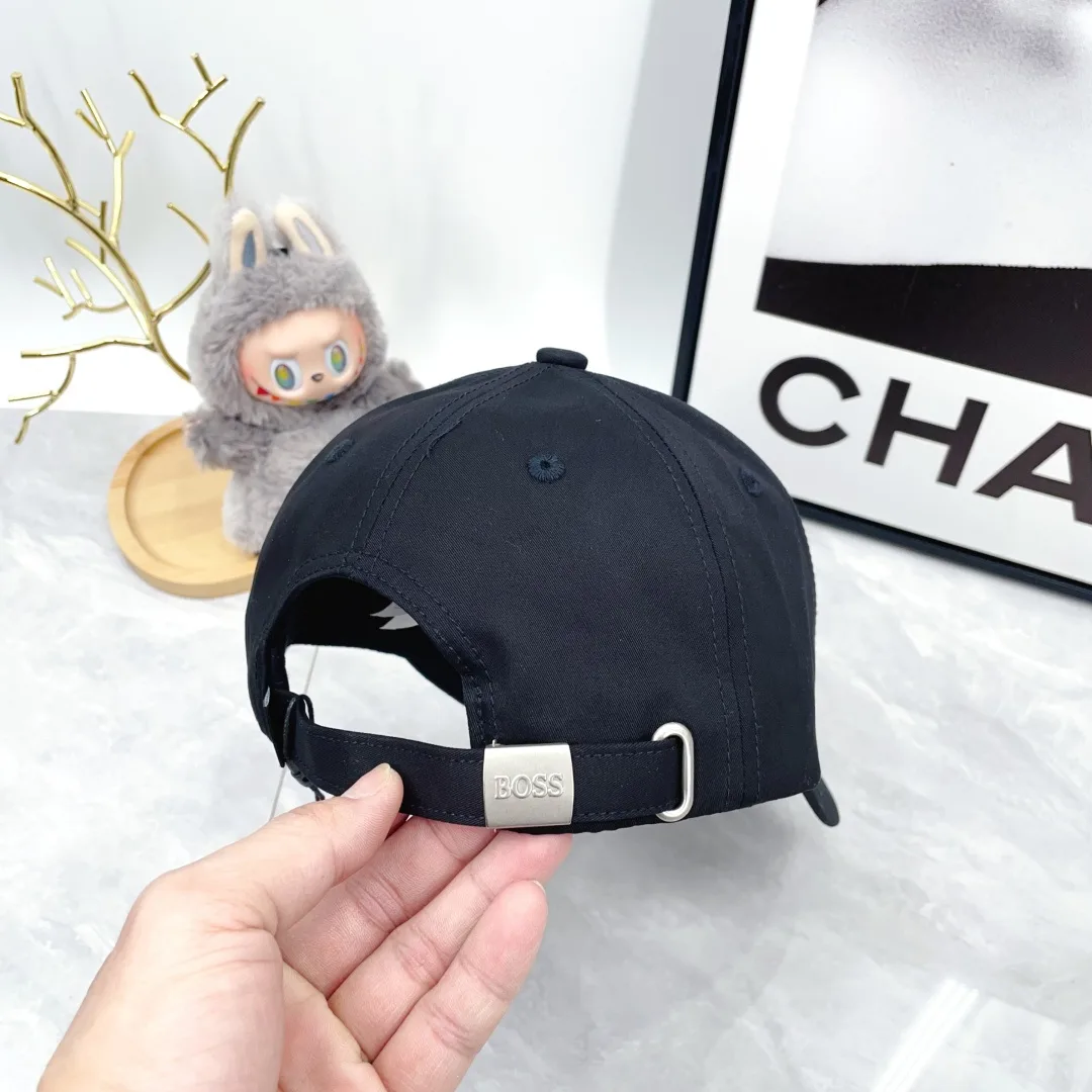 Boss Monogram Baseball Cap in Black · view 7