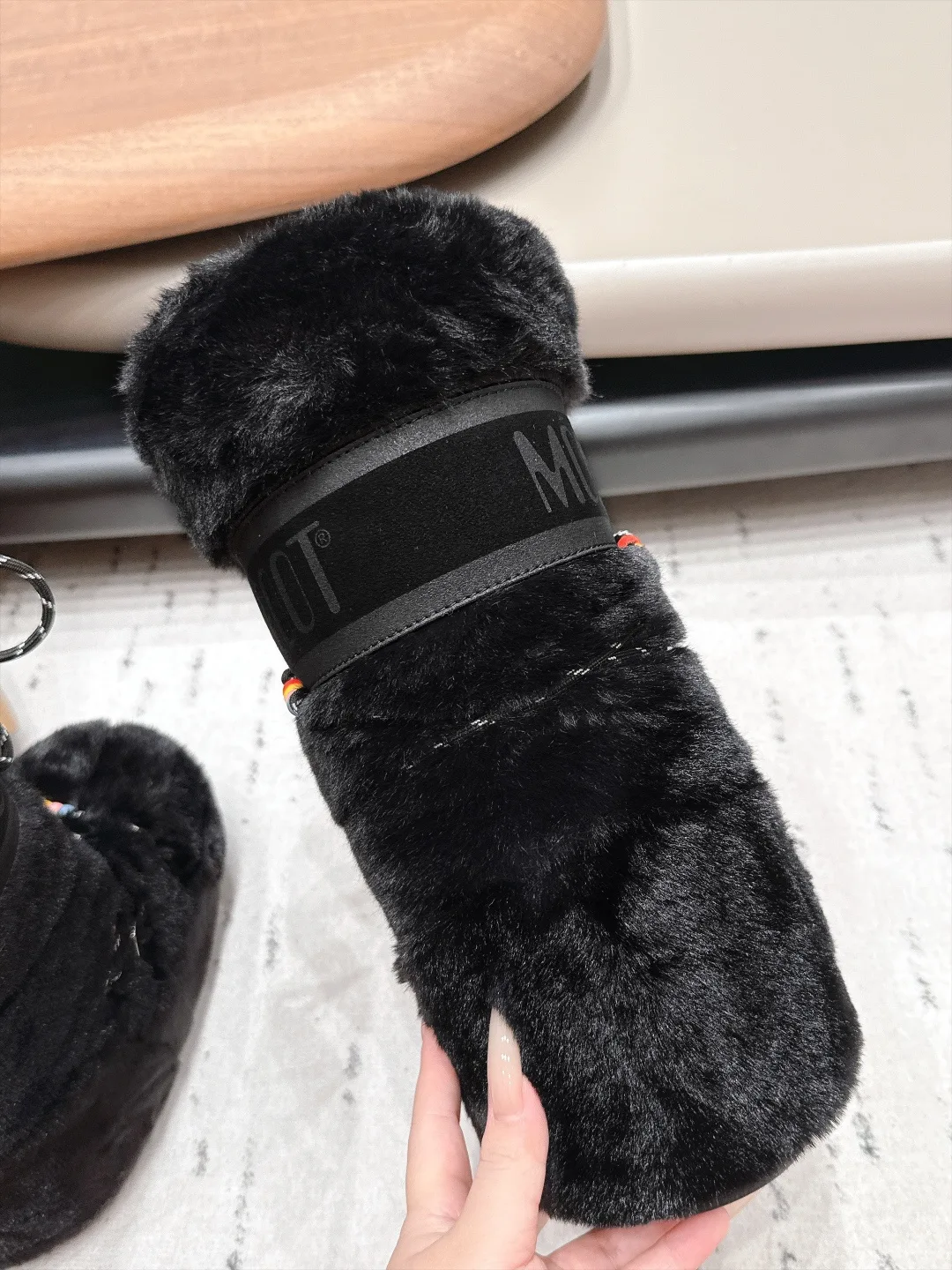 Moon Boot Snow Boots in Black · view 7