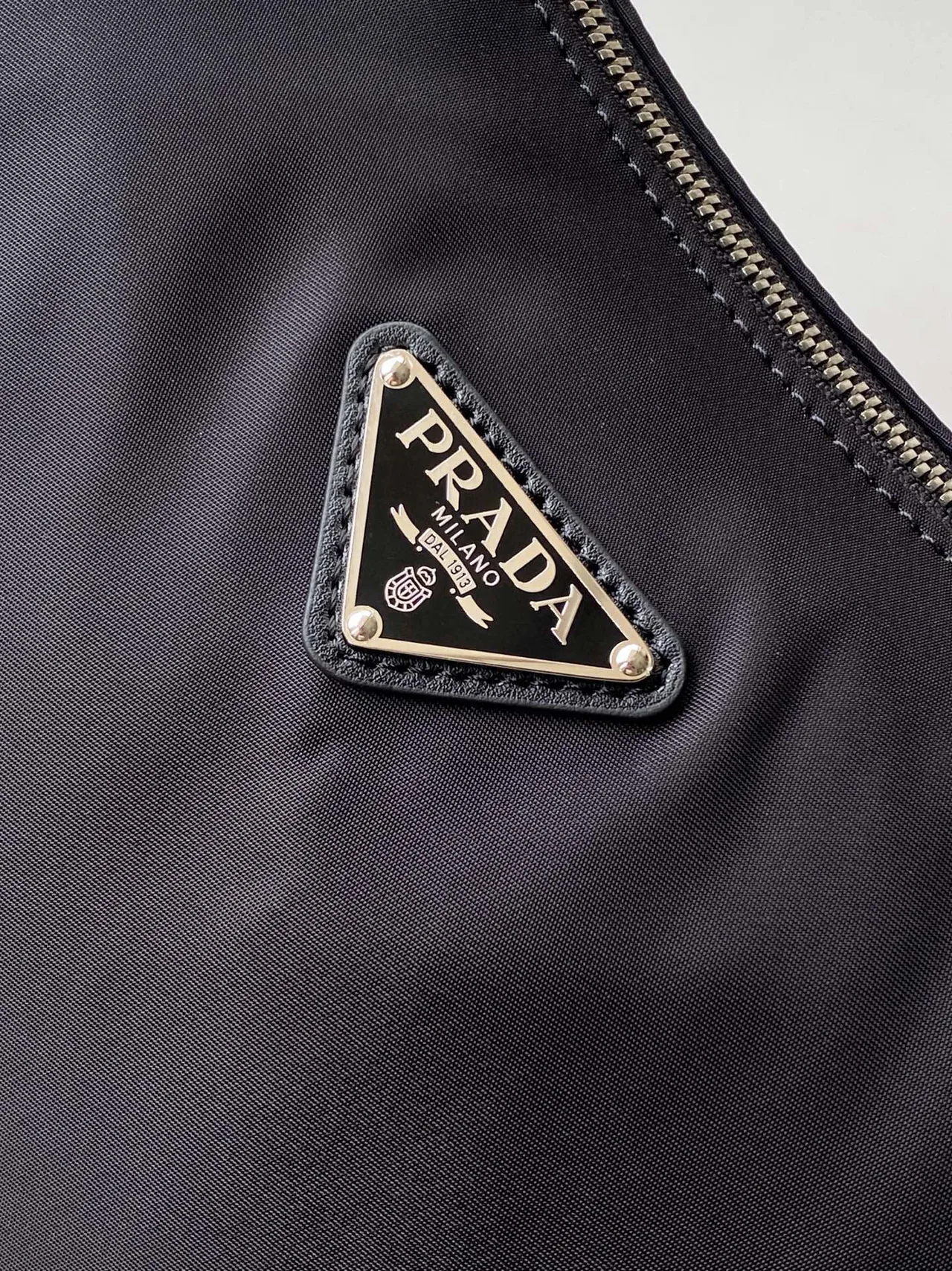 Prada Nylon Nylon Shoulder Bag in Black · view 5