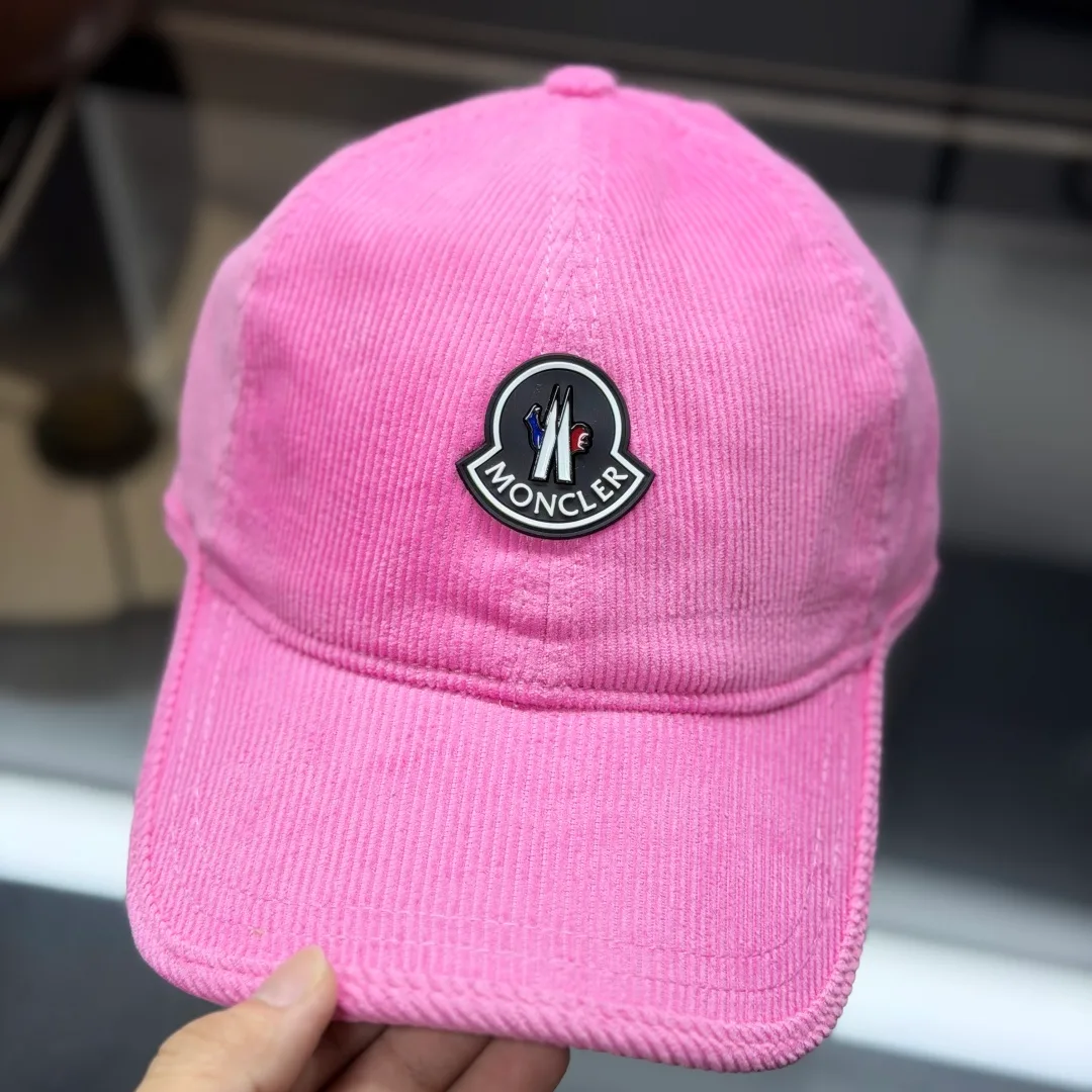 Moncler Baseball Cap in Pink · view 5