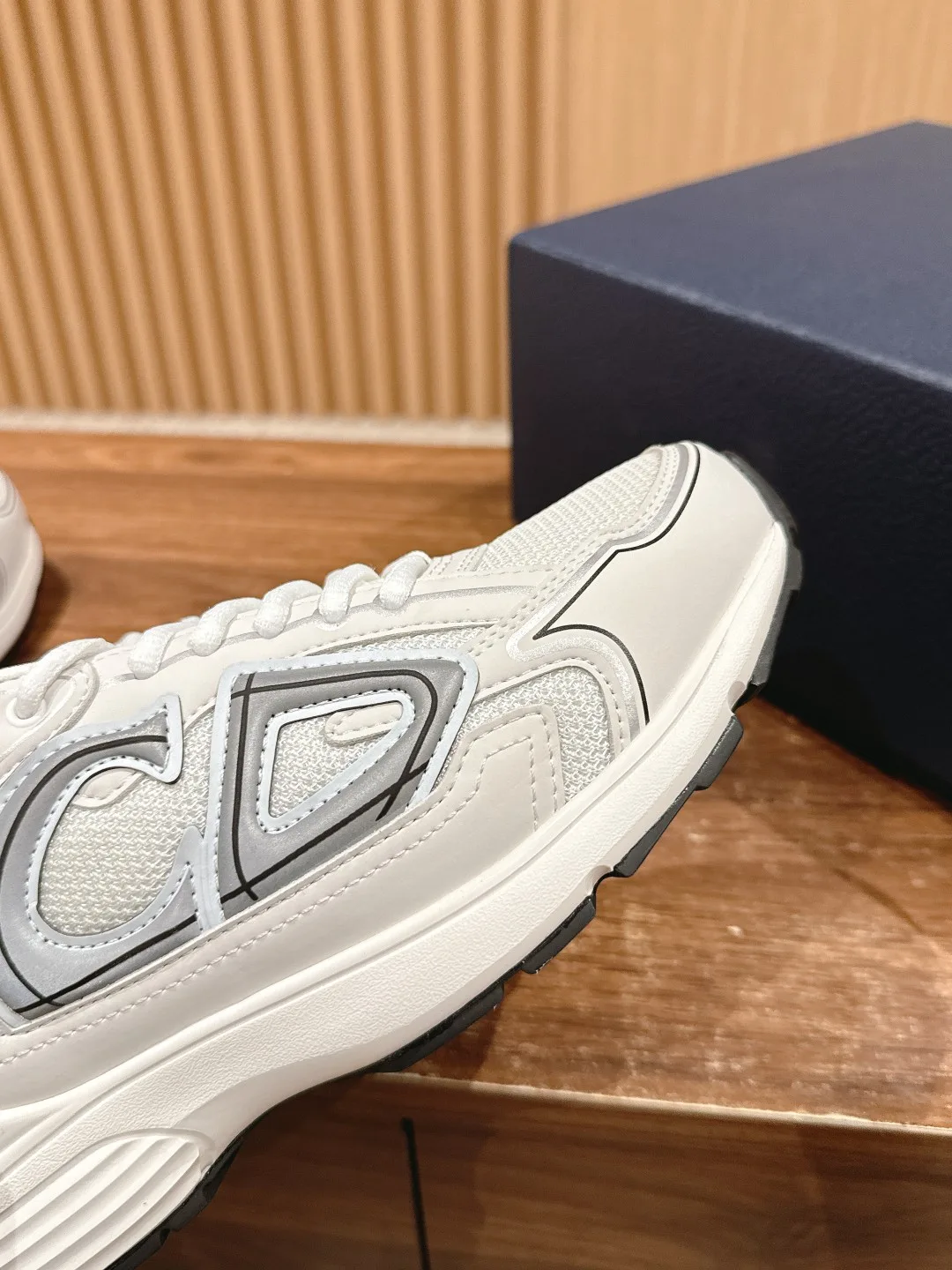 Dior Smooth Sneakers in White · view 7