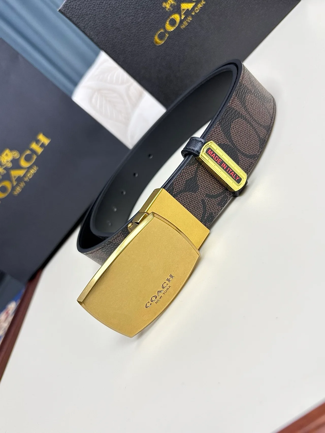 Coach Belt in Black · view 2