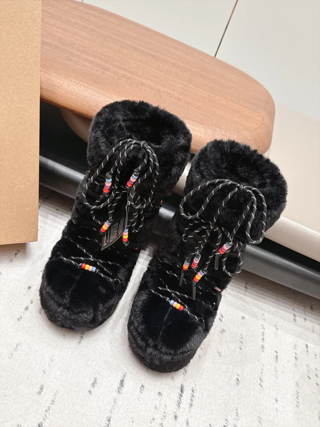 Moon Boot Snow Boots in Black · view 1