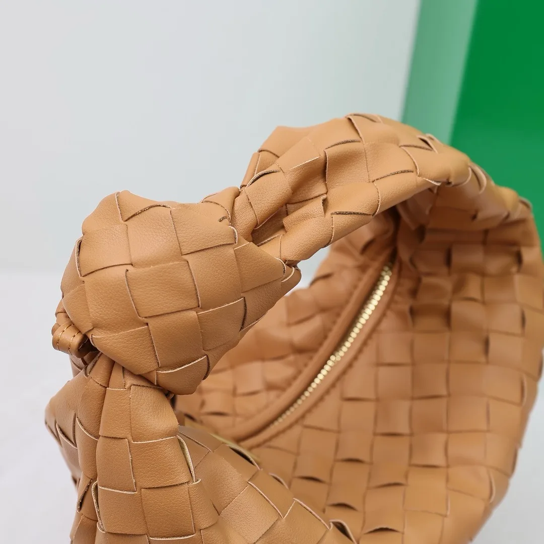 Bottega Veneta Sheepskin Woven Hobo Bag in Tan · view 7