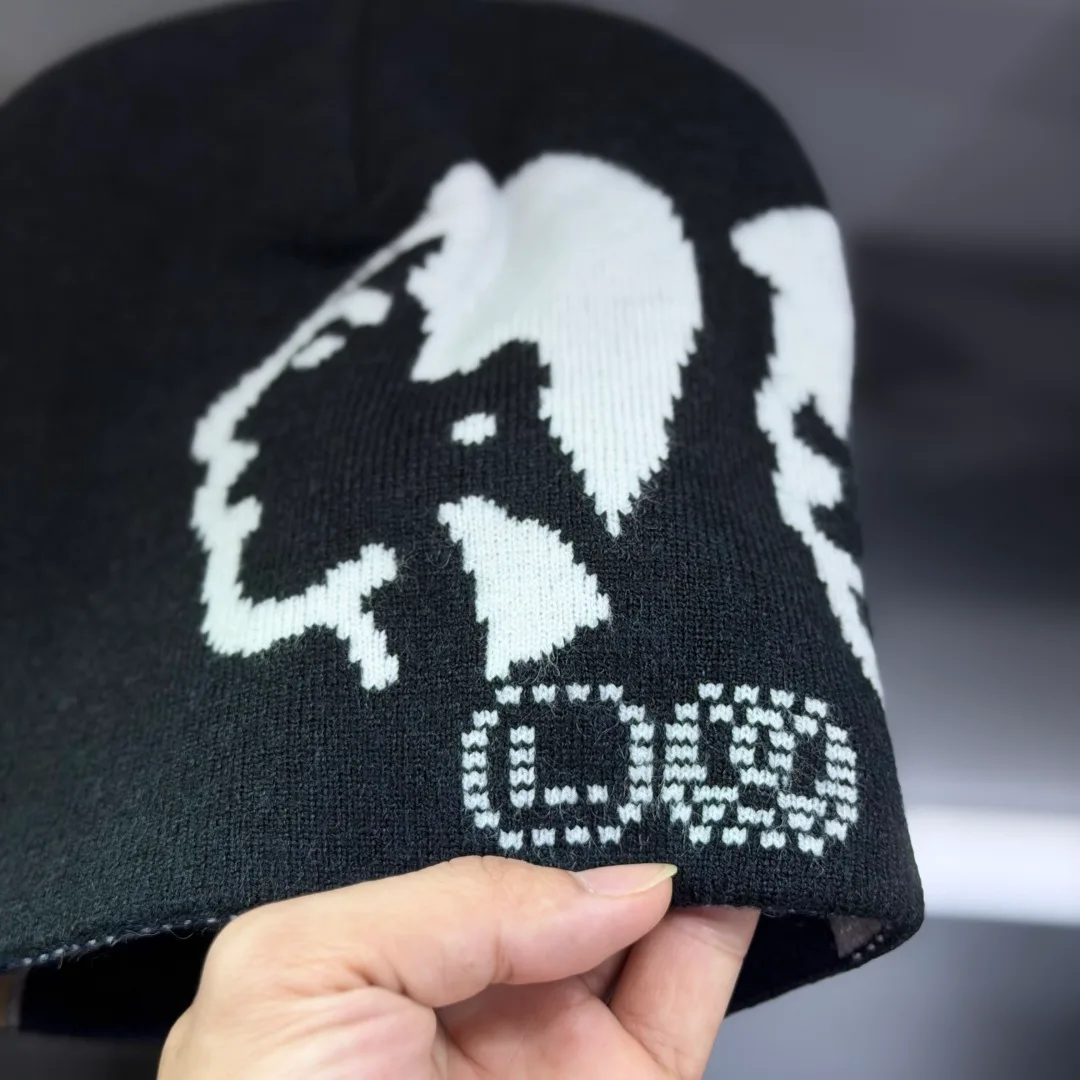 Louis Vuitton Graphic knit beanie in Black & Brown · view 6