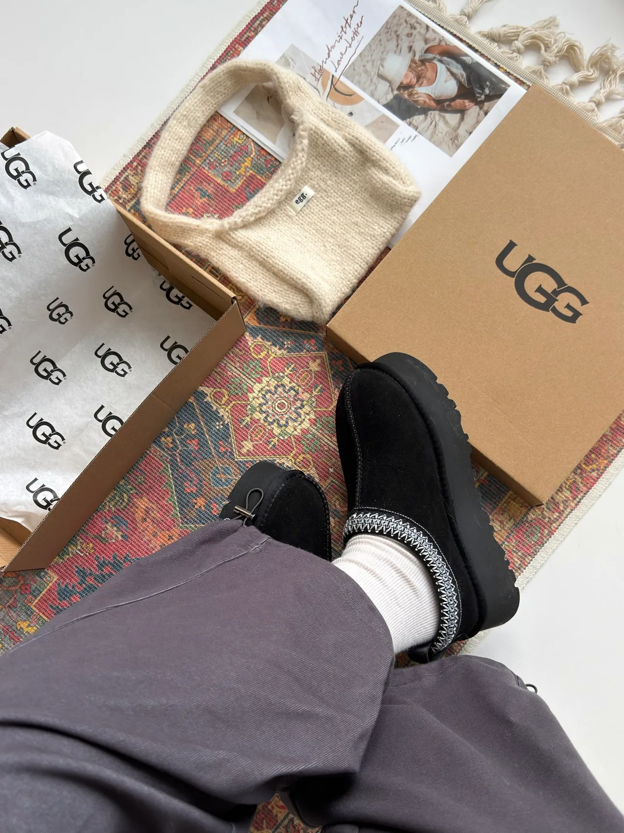UGG Slippers in Black · view 4