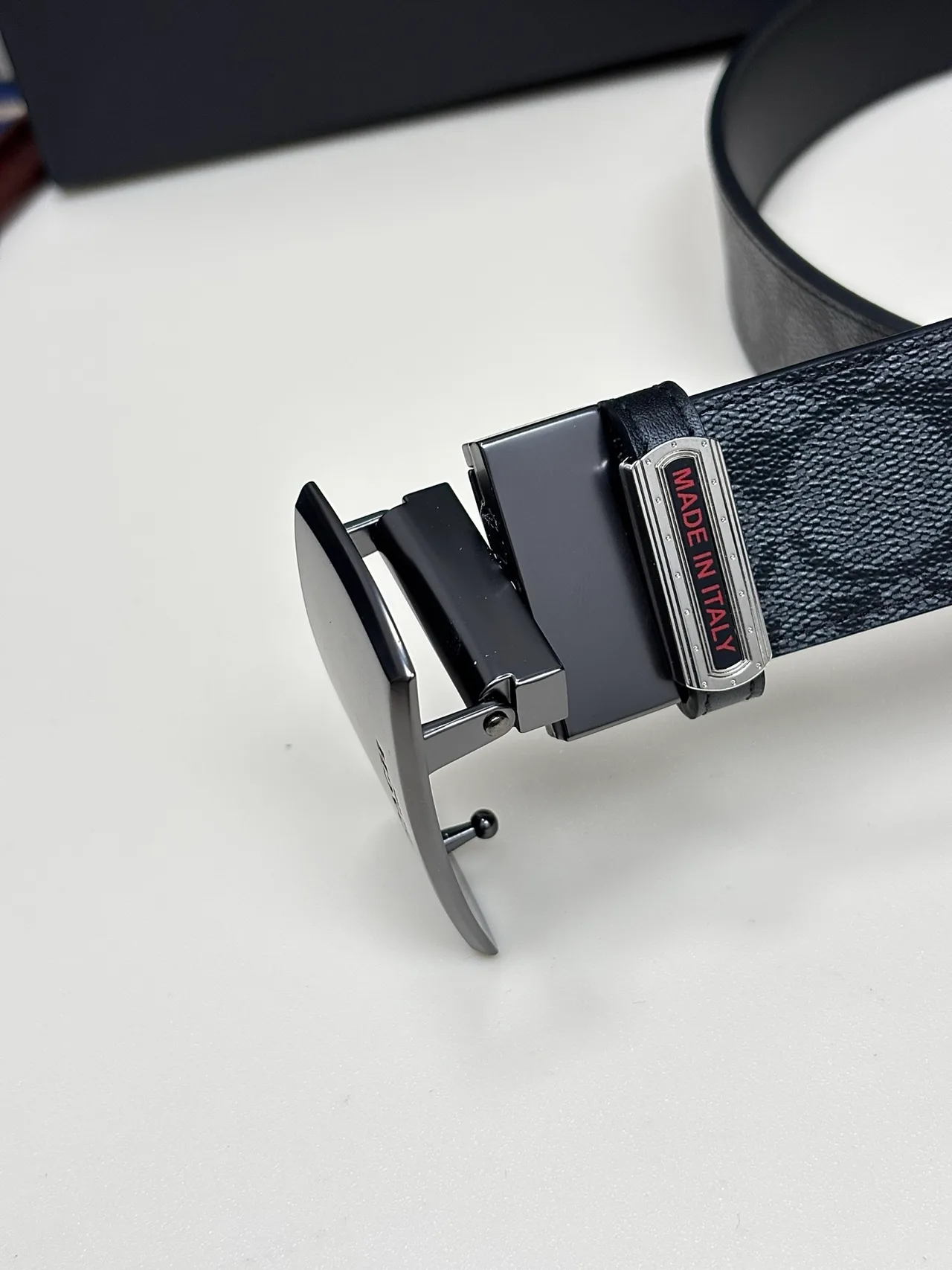 Coach Glossy Belt in Grey · view 8