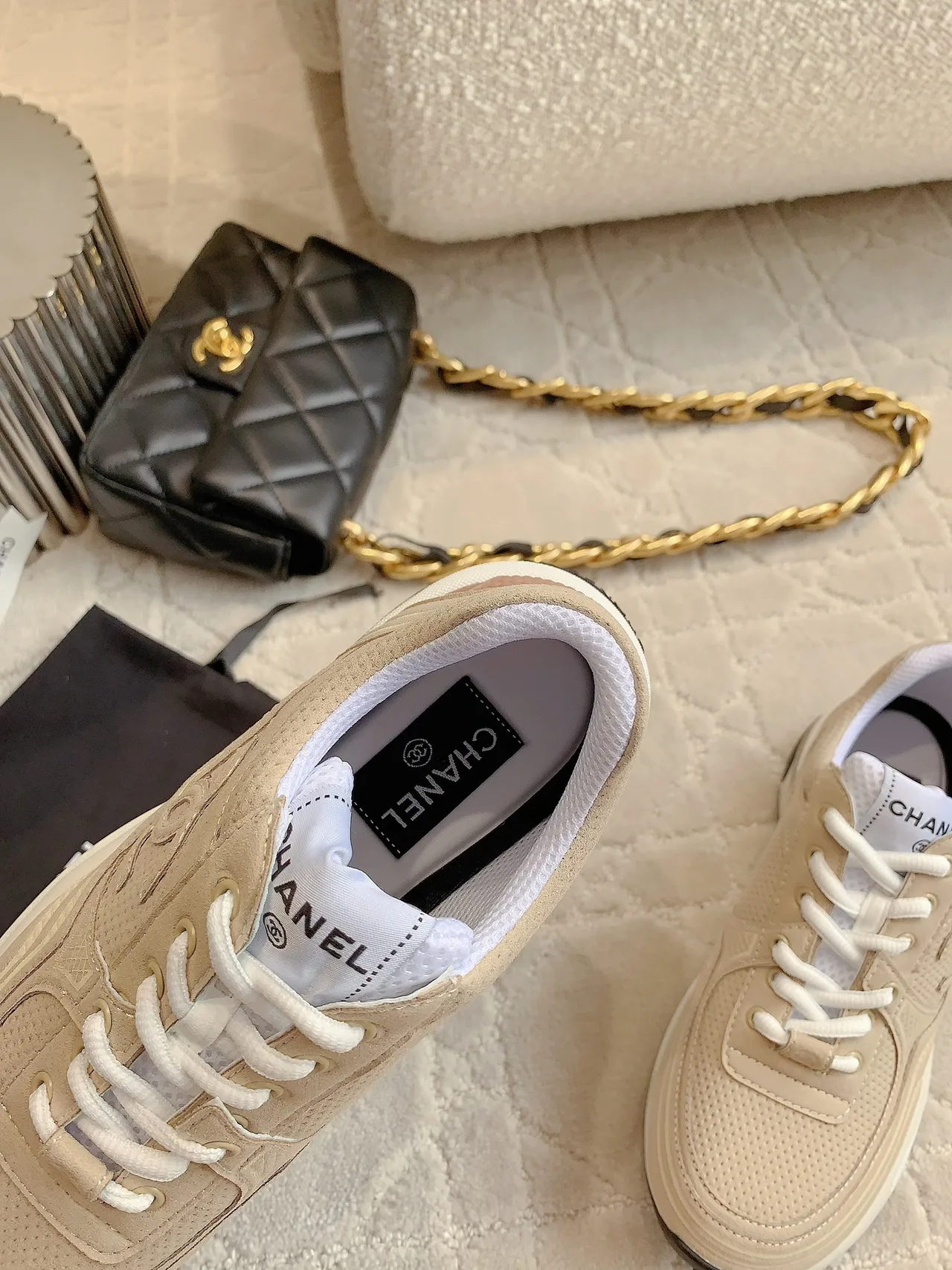 Chanel Sneakers in Beige · view 6