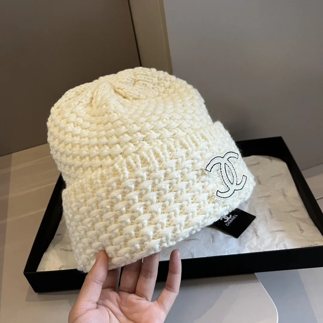 Chanel Beanie in White · view 5
