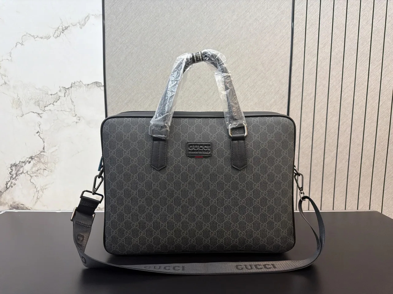 Gucci Briefcase in Grey · view 1