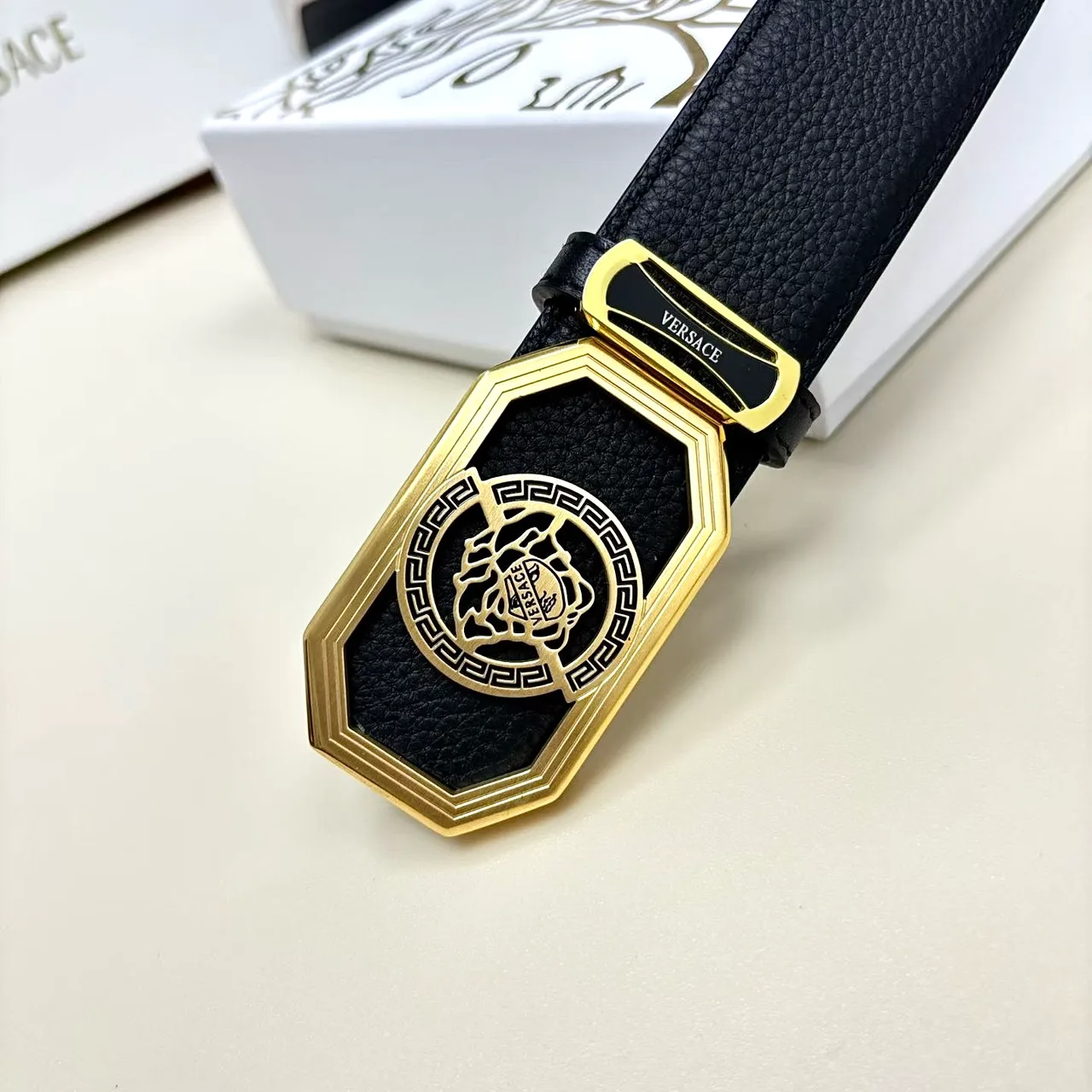 Versace Belt in Black · view 7