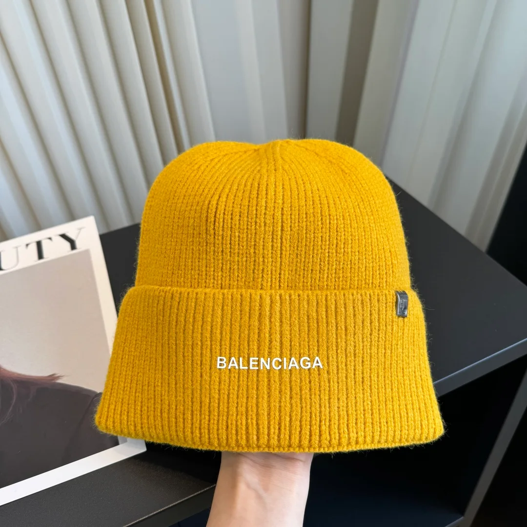 Balenciaga Beanie in Yellow · view 4