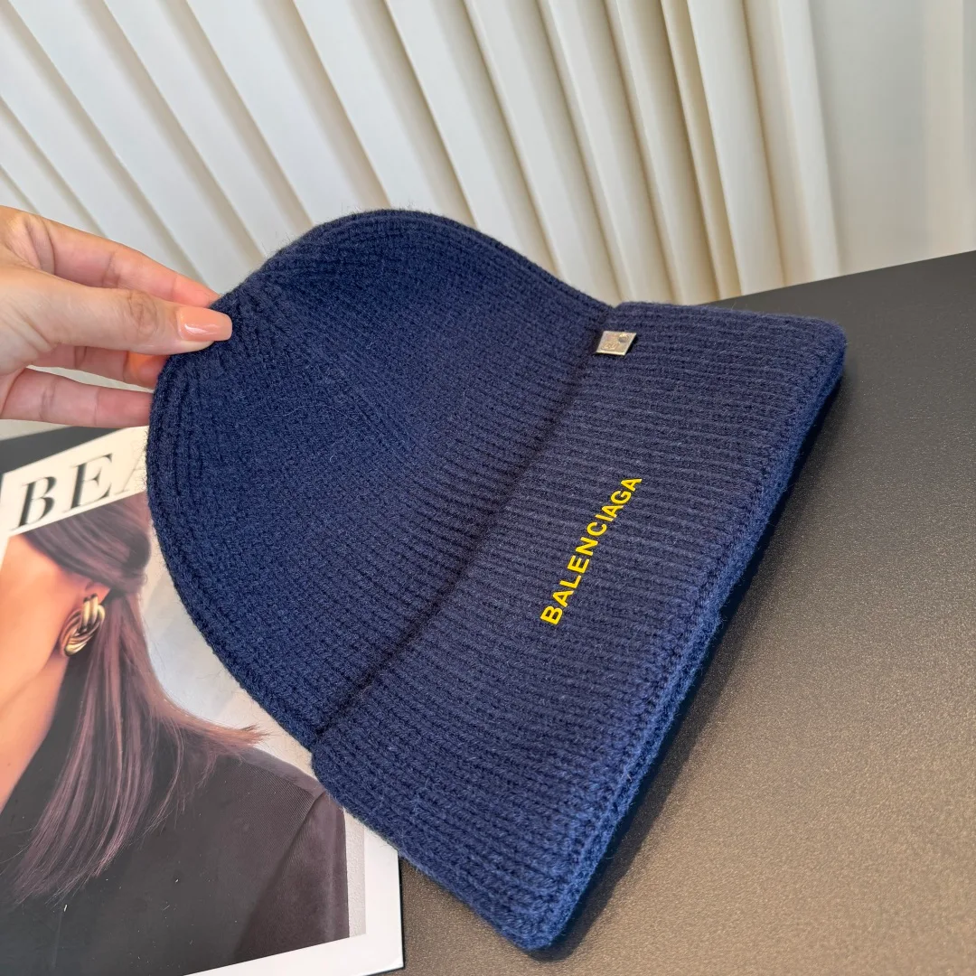 Balenciaga Beanie in Blue · view 6