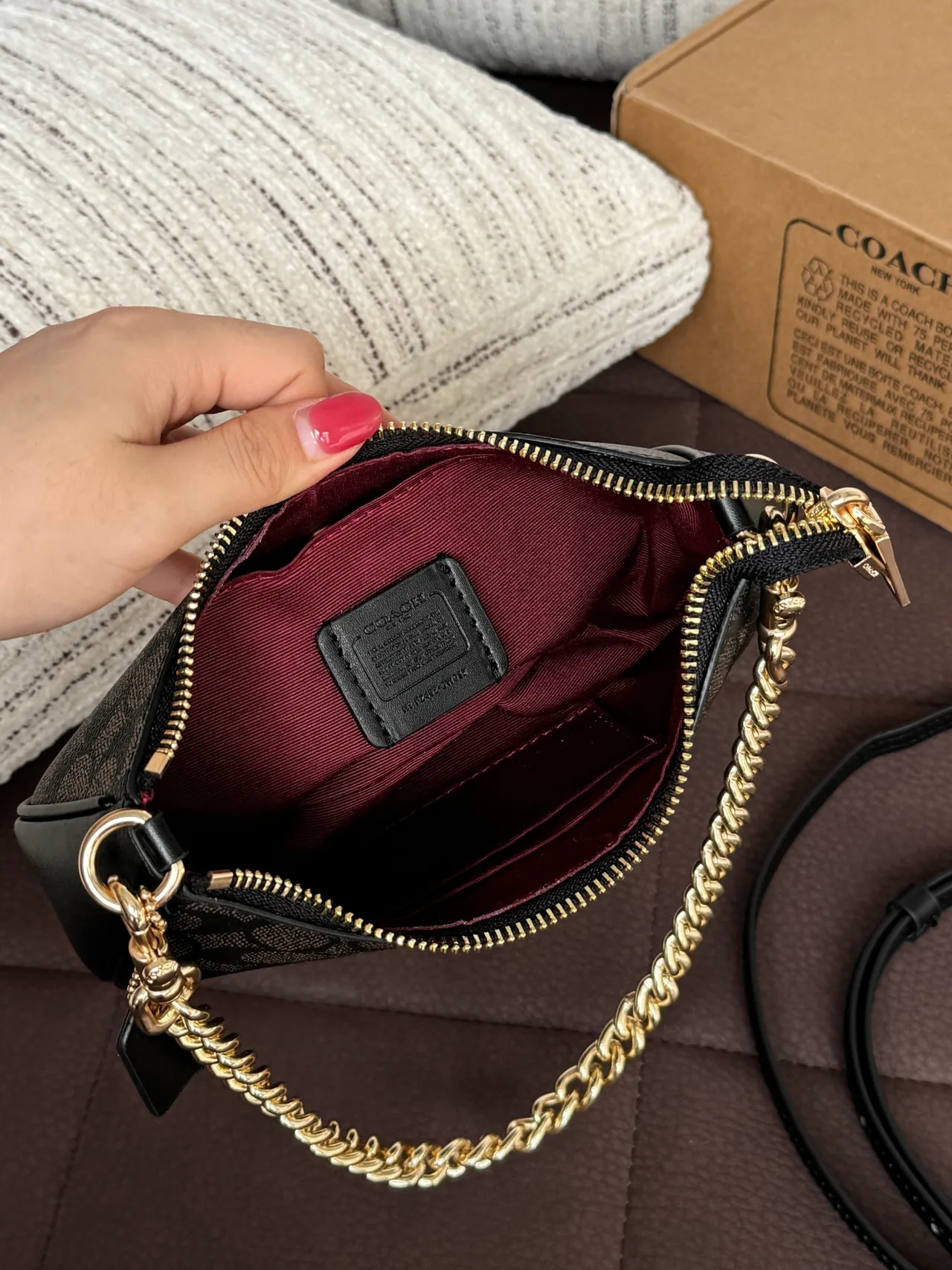 Coach Hobo Bag in Black · view 8