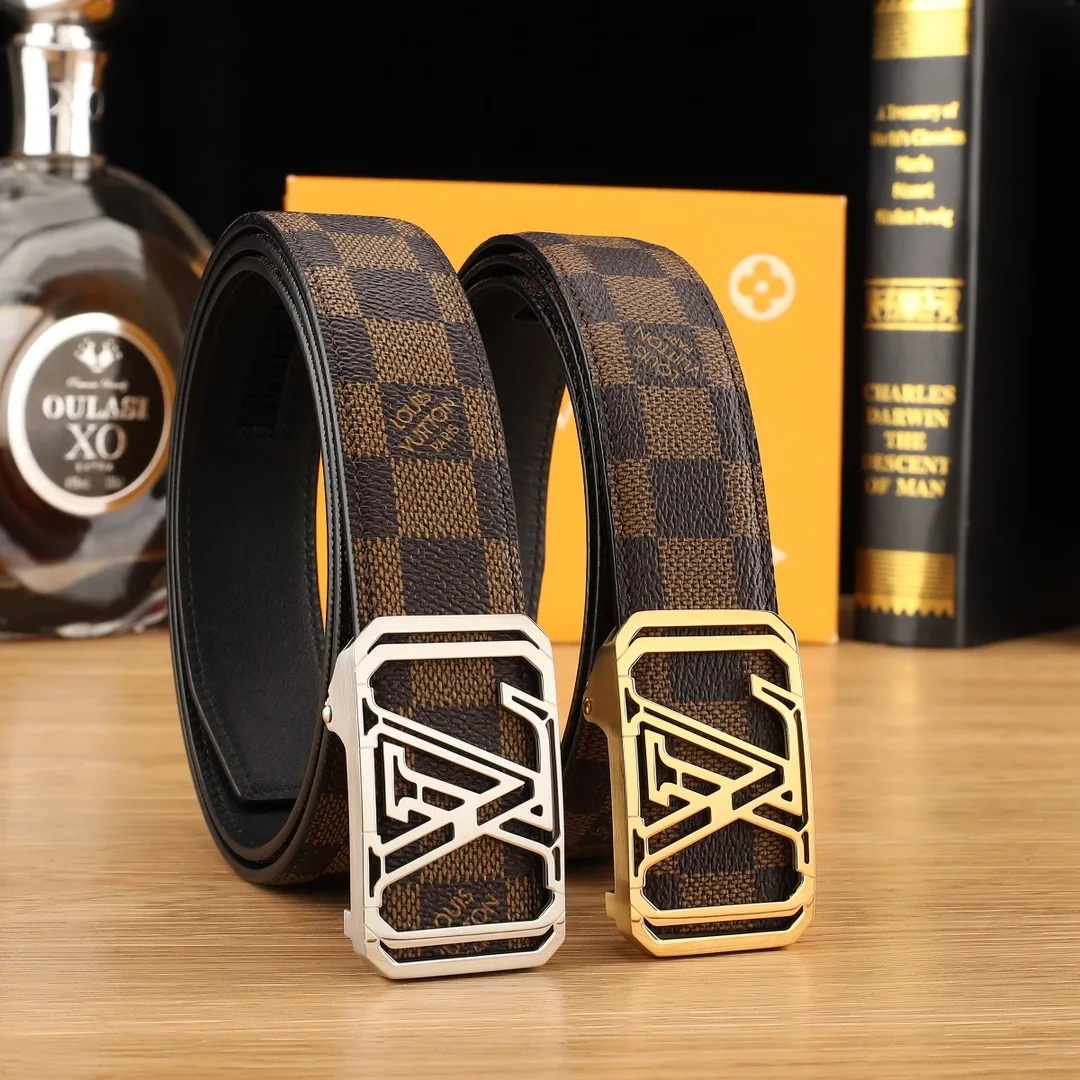 Louis Vuitton Automatic Belt in Brown · view 8