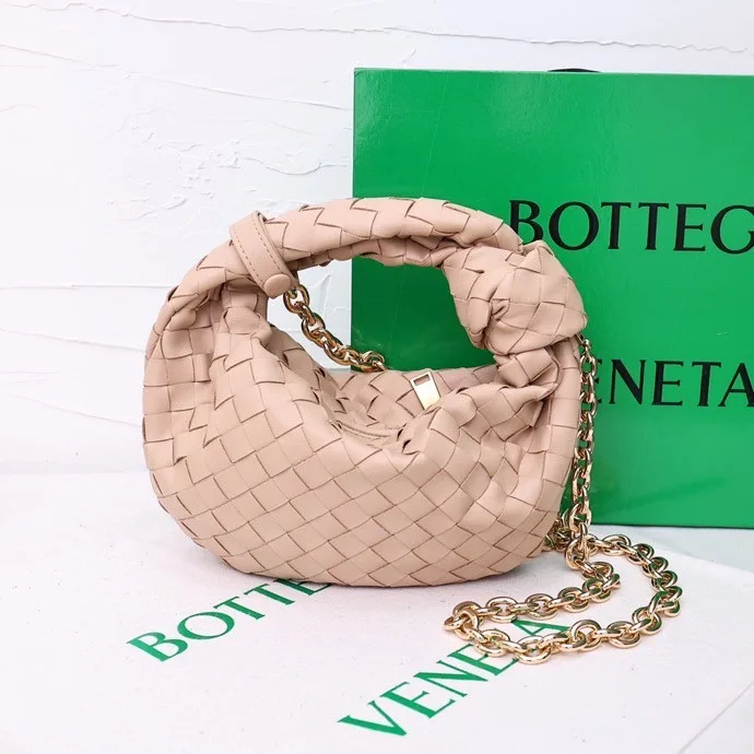 Bottega Veneta Small Woven Hobo in Pink · view 2