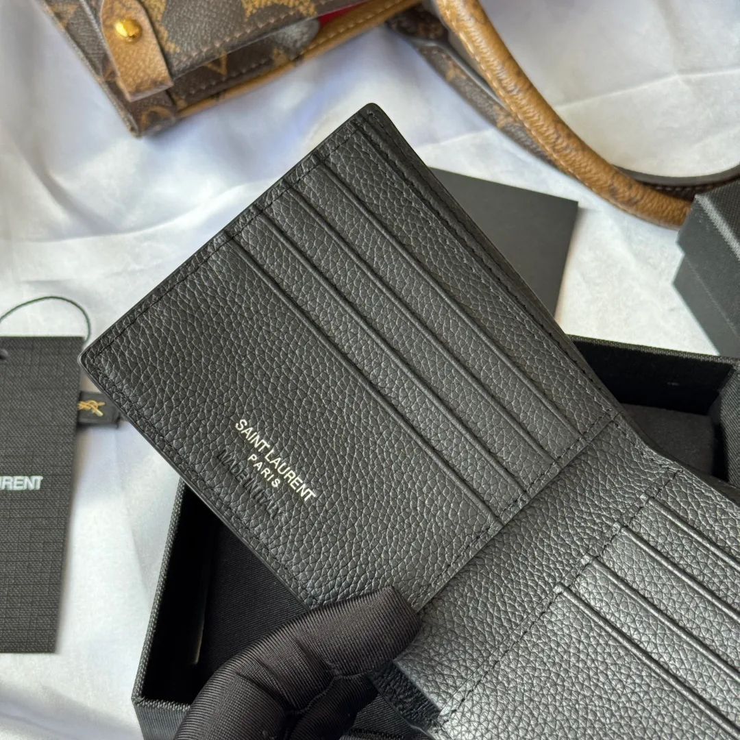 Saint Laurent Bifold Wallet in Black · view 7