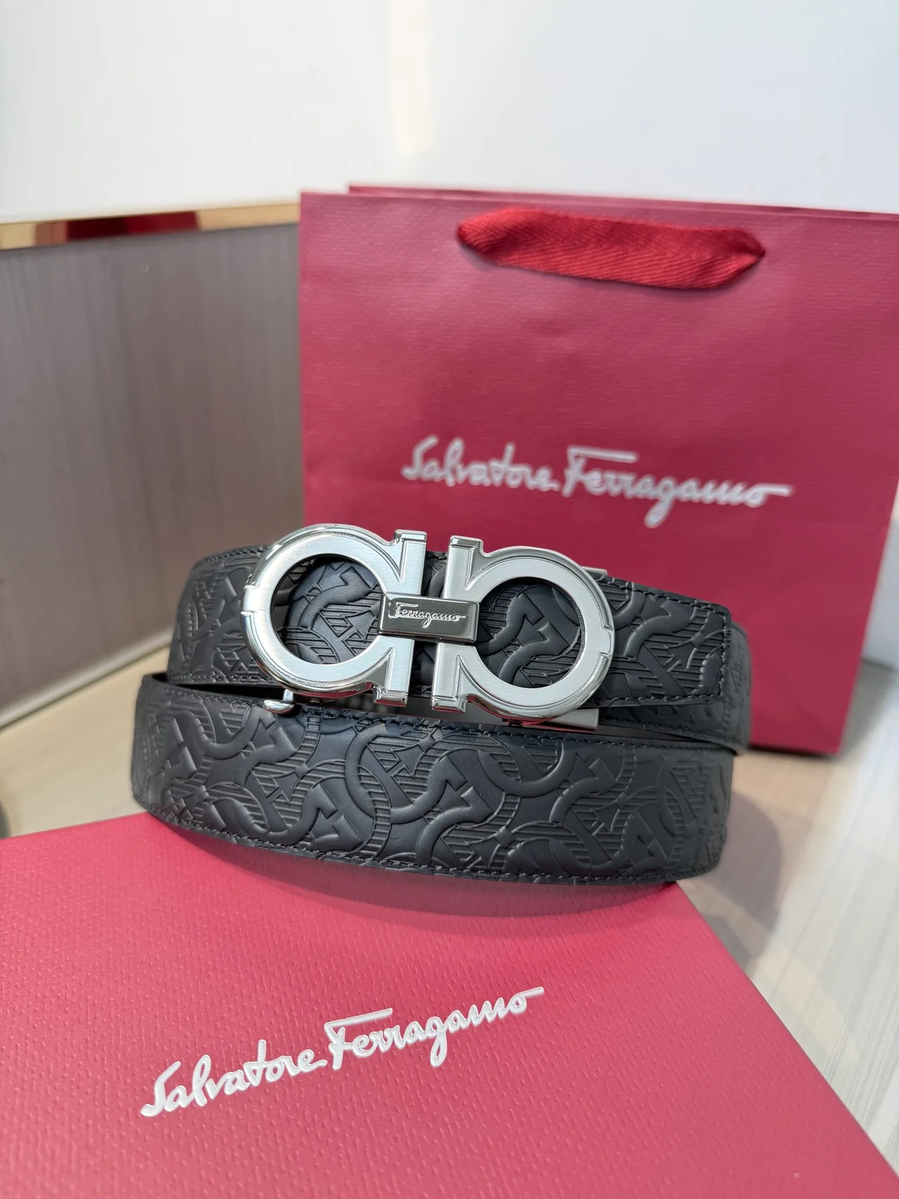 Ferragamo Belt in Black · view 4