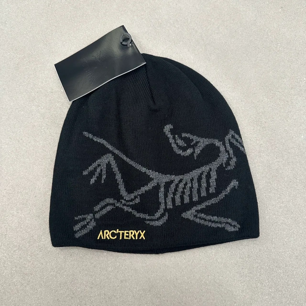 Arc'teryx Bird Motif Beanie in Brown & Blue & Black & Pink & Yellow & Grey & Orange & Purple · view 8