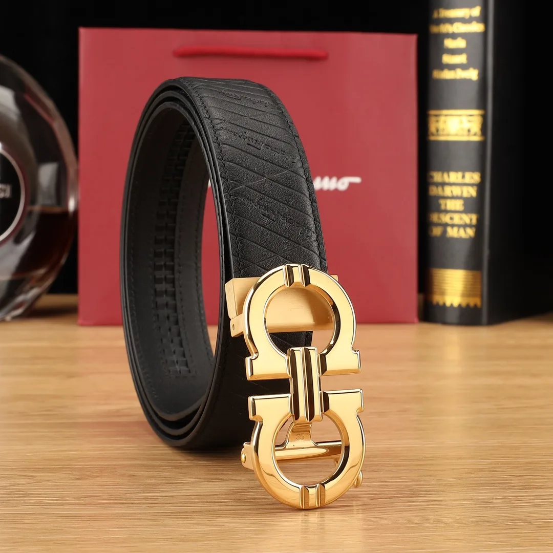 Ferragamo Automatic Belt in Black · view 1