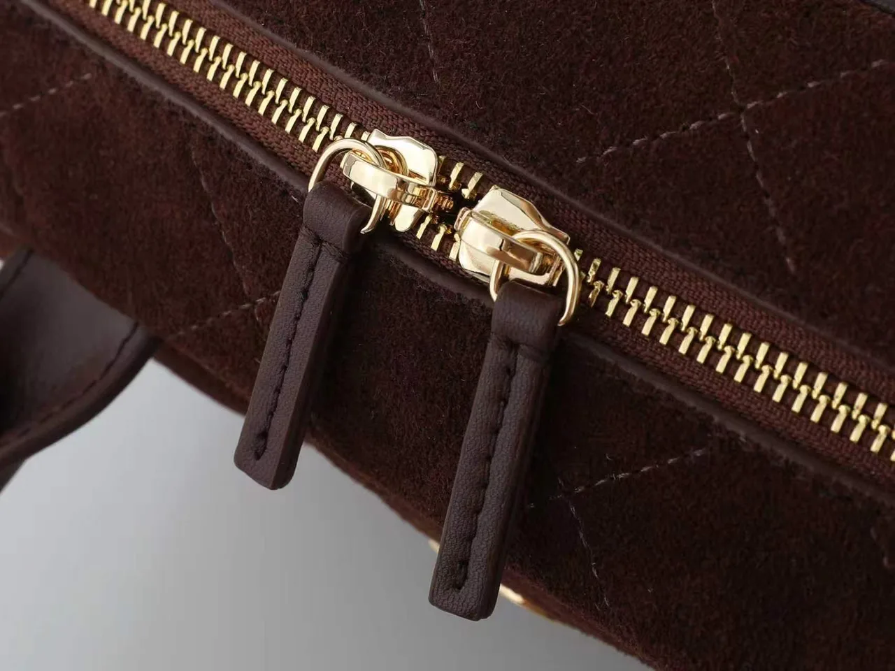 Chanel Quilted Shoulder Bag in Brown · view 5