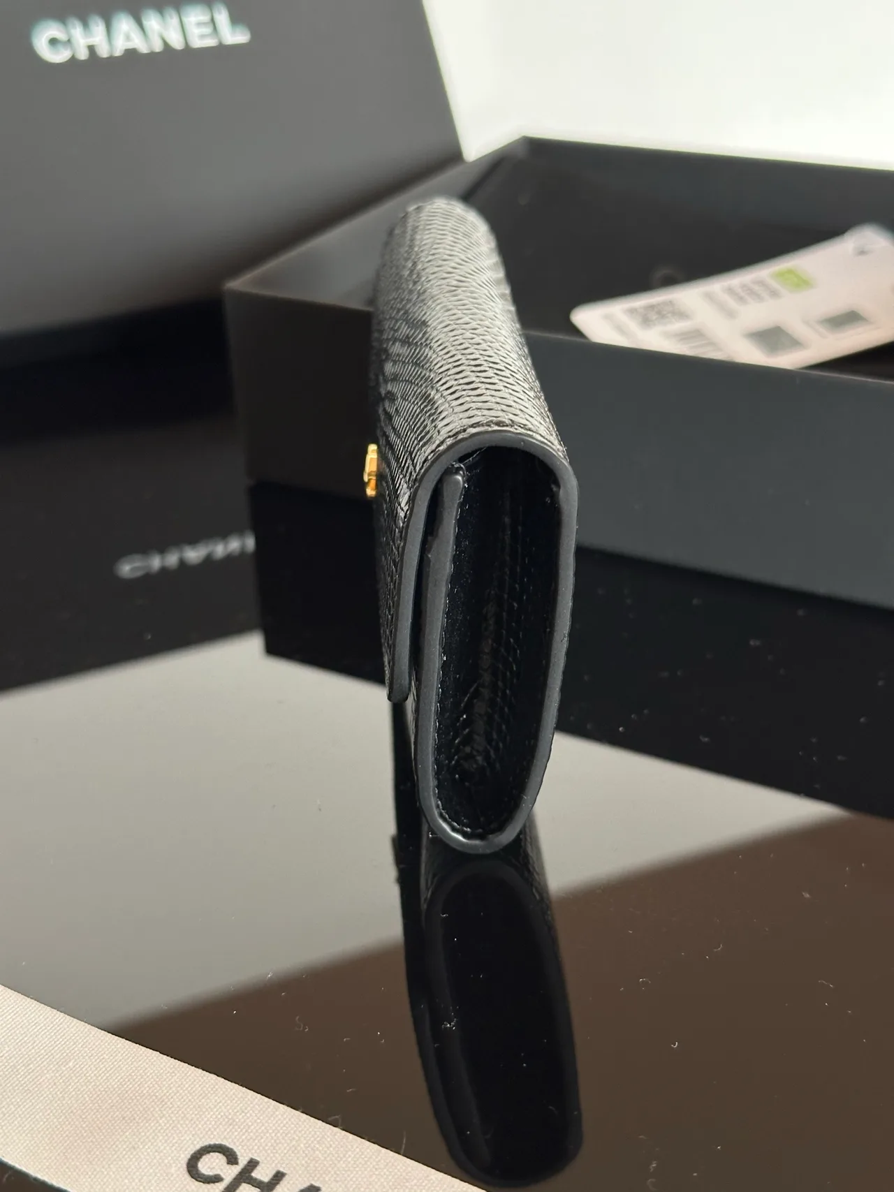 Chanel Flap Wallet in Black · view 6