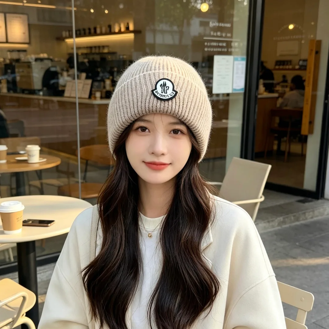Moncler Beanie in Beige · view 2